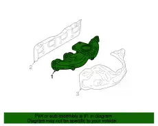 Коллектор выпускной NISSAN 14004-1KC0C