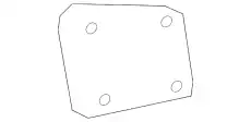 MASK-BACK DOOR,LH 90916-5AA0A NISSAN