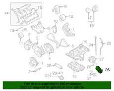 Фильтр масляный VAG 078115561H Audi