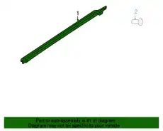 Уплотнитель двери NISSAN 80821-1EA0B
