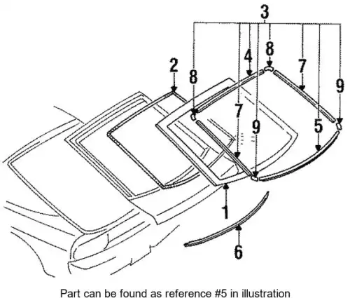 MOULDING-BACK D 90370-50F00 NISSAN