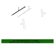 MOULDING-REAR D 828213NK0A NISSAN