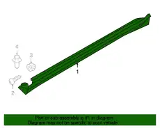 MUDGUARD SET - 76851-ZX75A NISSAN