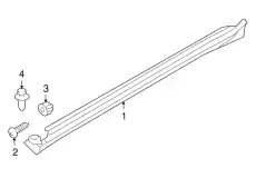 MUDGUARD SET - 76850-ZX75A NISSAN