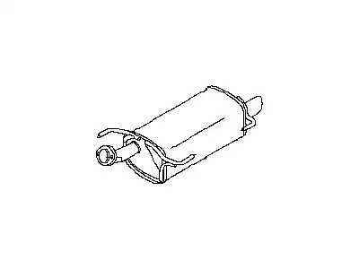 MUFFLER ASMY-EX 20100-1KD6E NISSAN