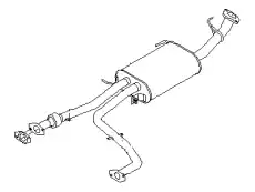 MUFFLER ASSY 20100-5W015 NISSAN