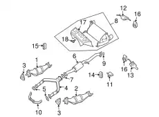 MUFFLER ASSY - B0100-1A33B NISSAN