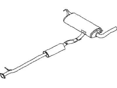 MUFFLER ASSY - 20100-JM00C NISSAN