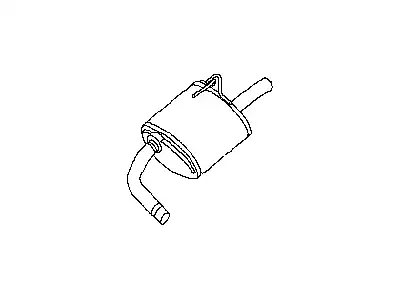 MUFFLER ASSY - 20100-ZX71A NISSAN