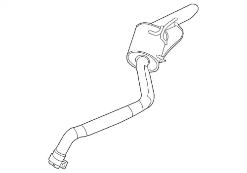 MUFFLER ASSY - 20050-ZL10A NISSAN