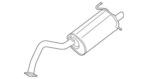 MUFFLER ASSY - 20100-ZE90A NISSAN