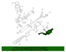 MUFFLER ASSY EX 20110-9N01A NISSAN
