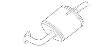 MUFFLER ASSY EX 20110-ZN50A NISSAN
