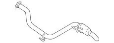 MUFFLER ASSY POST 20350-9NF1A NISSAN