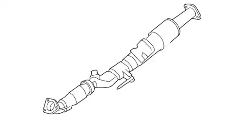 MUFFLER ASSY-EX 20300-ZN50A NISSAN