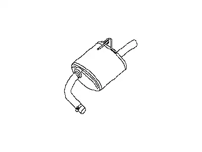MUFFLER ASSY-EX 20100-JB000 NISSAN
