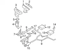 MUFFLER ASSY-EX 20110-JB51A NISSAN