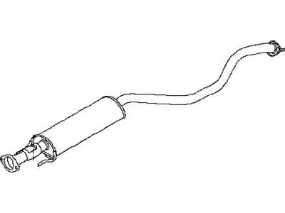 MUFFLER ASSY-EX 20300-EM11A NISSAN