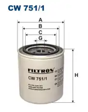 Фильтр системы охлаждения FILTRON CW 751