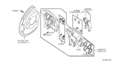 PAD KIT-DISC BR D1060-1PA0A NISSAN
