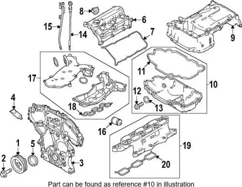 Поддон картера двигателя NISSAN 111105CA2A
