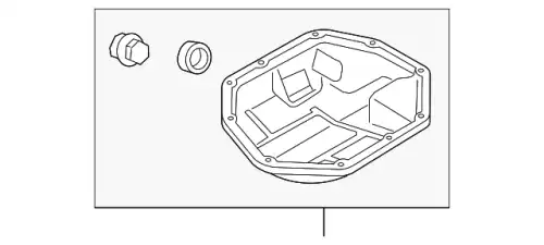Поддон картера двигателя NISSAN 11110-5TA0B