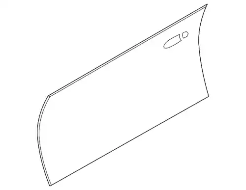 PANEL-FRONT DOOR,OUTER RH 80152-4RA0A NISSAN