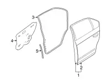 PANEL-REAR DOOR 82153-8J030 NISSAN