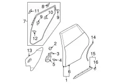 PANEL-REAR DOOR H2152-JM0MA NISSAN