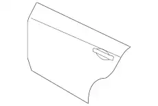 PANEL-REAR DOOR 82153-JA030 NISSAN