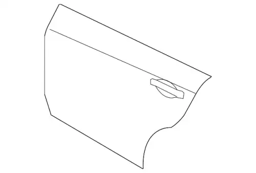 PANEL-REAR DOOR 82153-JA030 NISSAN