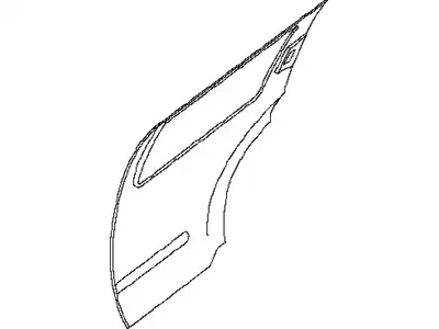 PANEL-REAR DOOR,OUTER LH H21535ZAMA NISSAN