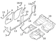 PLATE-KICKING,F 769B4-ZS30A NISSAN