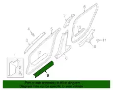 PLATE-KICKING,F 769B4-3TA0B NISSAN