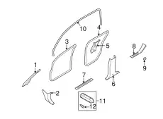 PLATE-KICKING,R 769B6-ZQ00A NISSAN