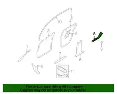 PLATE-KICKING,R 769B6-ZQ00A NISSAN