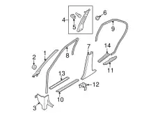 PLATE-KICKING,R 769B6-9DA0A NISSAN
