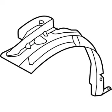 Подкрылок NISSAN 63843-1JA0A