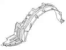 Подкрылок NISSAN 63831-7S000