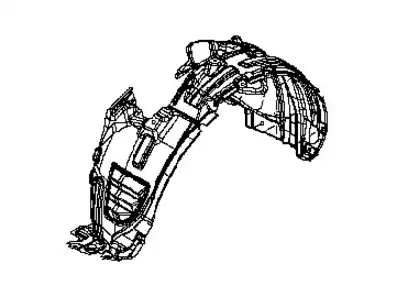 Подкрылок NISSAN 63841-3YW1A