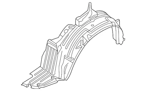 Подкрылок NISSAN 63843-CK000