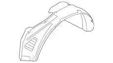 Подкрылок NISSAN 63841-1GR0A