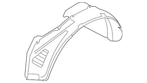 Подкрылок NISSAN 63841-1GR0A