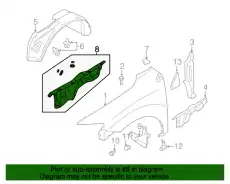 Подкрылок NISSAN 63840-1GR0A