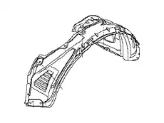Подкрылок NISSAN 63841-ZX00A