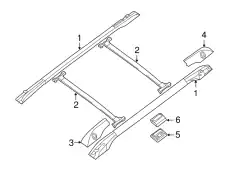 RAIL ASSY-SIDE 73155-ZQ01A NISSAN