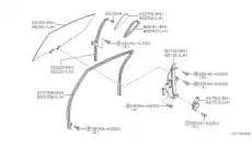 REGULATOR-DOOR 82720-2Y00D NISSAN