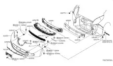 REINFORCE-FRONT 62032-3NF0A NISSAN