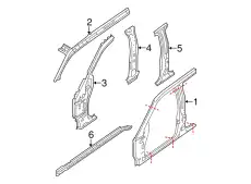 REINFORCEMENT-S 76425-EA030 NISSAN