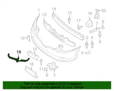 RETAINER-FRT BU 62290-ZX00A NISSAN
